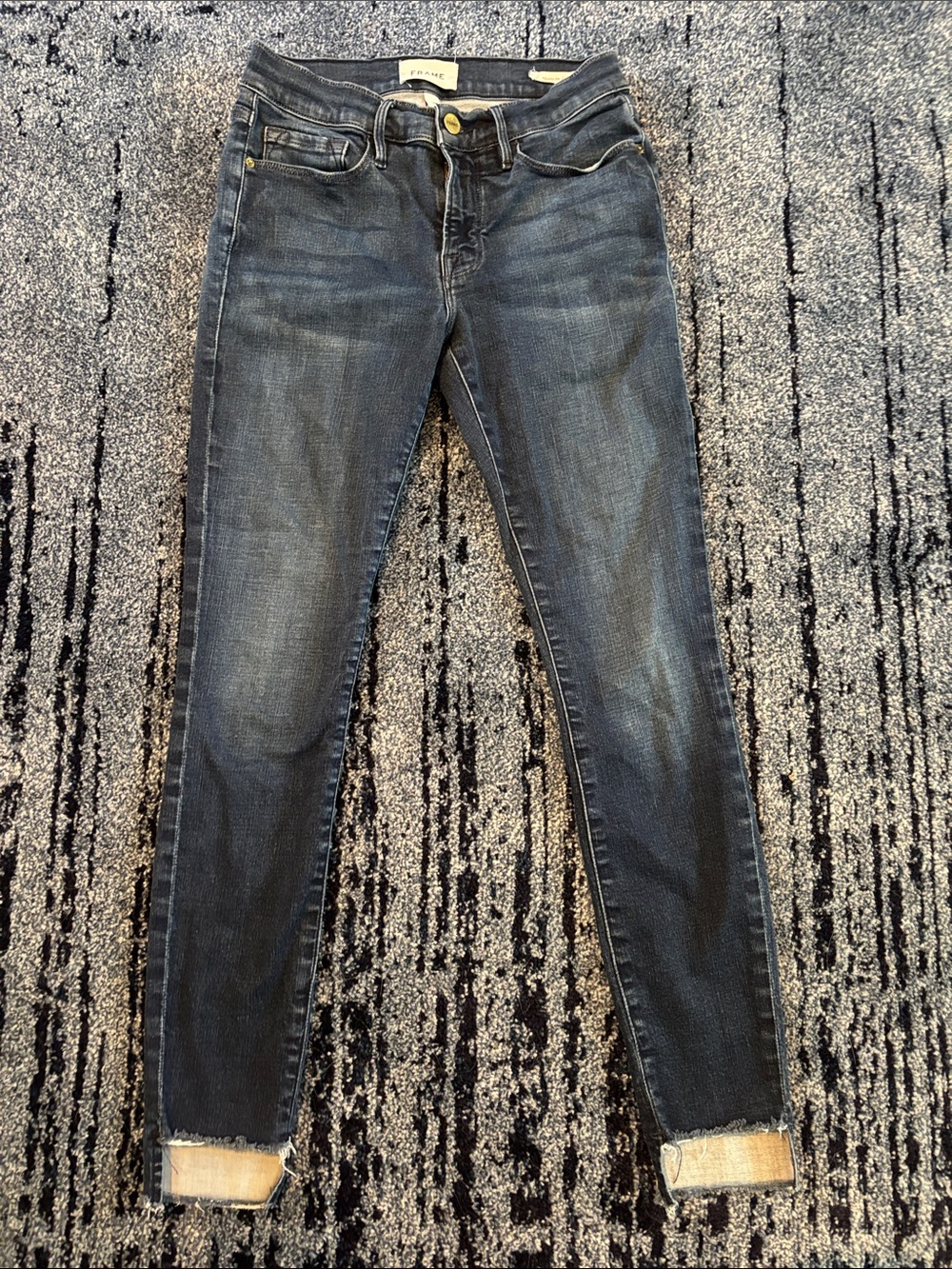 Frame Women’s Dark Blue Slim Fit Jeans